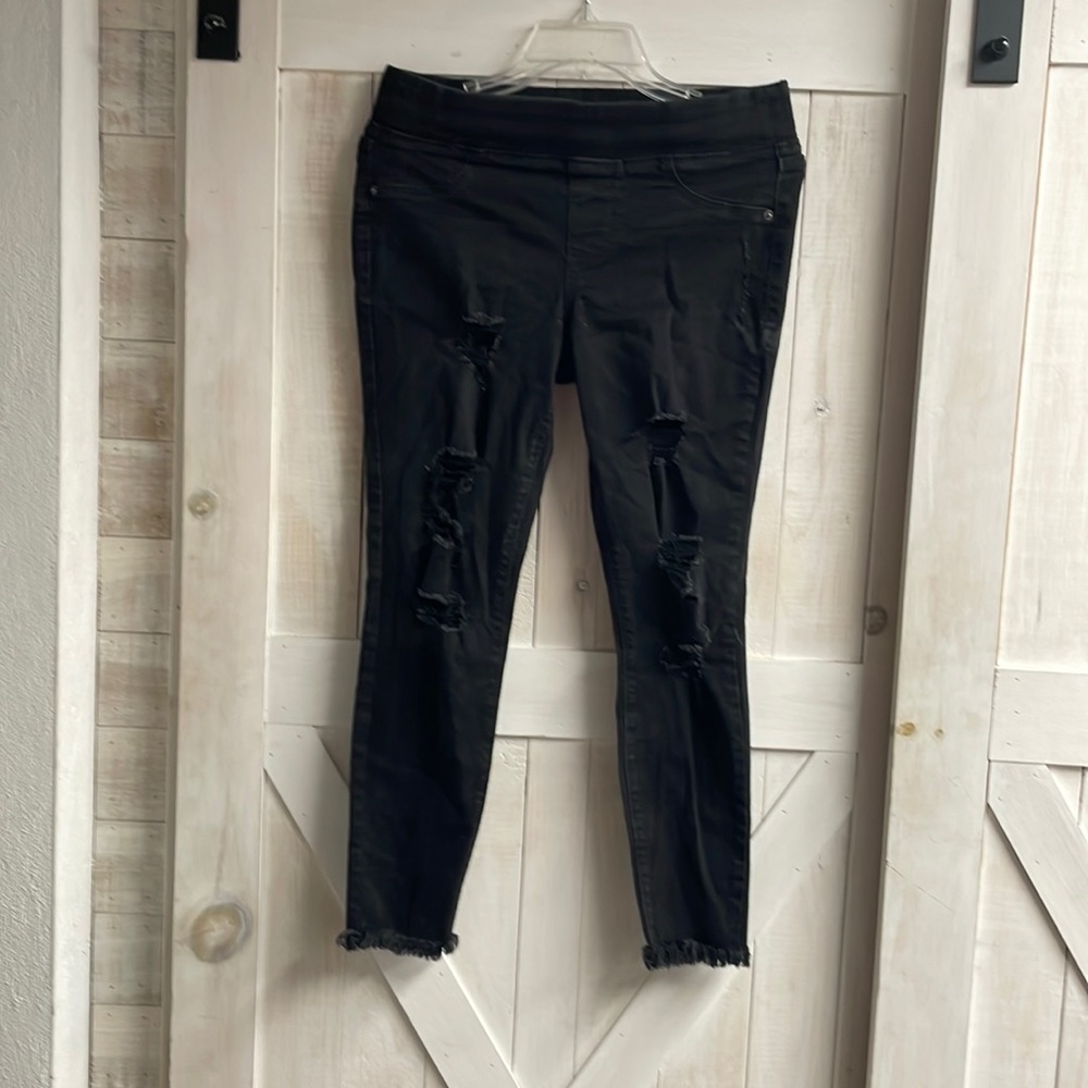 Rock star no button or zipper jeans